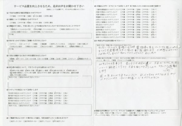 稲敷市 M様　式場：家族葬会館霞風