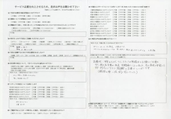 稲敷市 A様　式場：美浦セレモニーホール